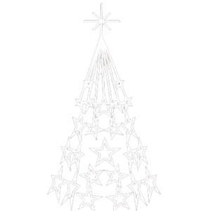 Árvore Chuva de Estrelas