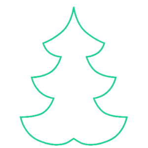 Árvore Verde Luminosa