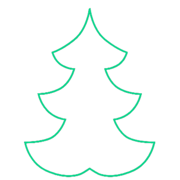 Árvore Verde Luminosa