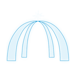 Arco 3D com Estrela A